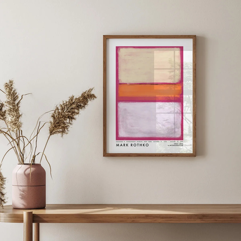 Mark Rothko – White, Orange, Pink