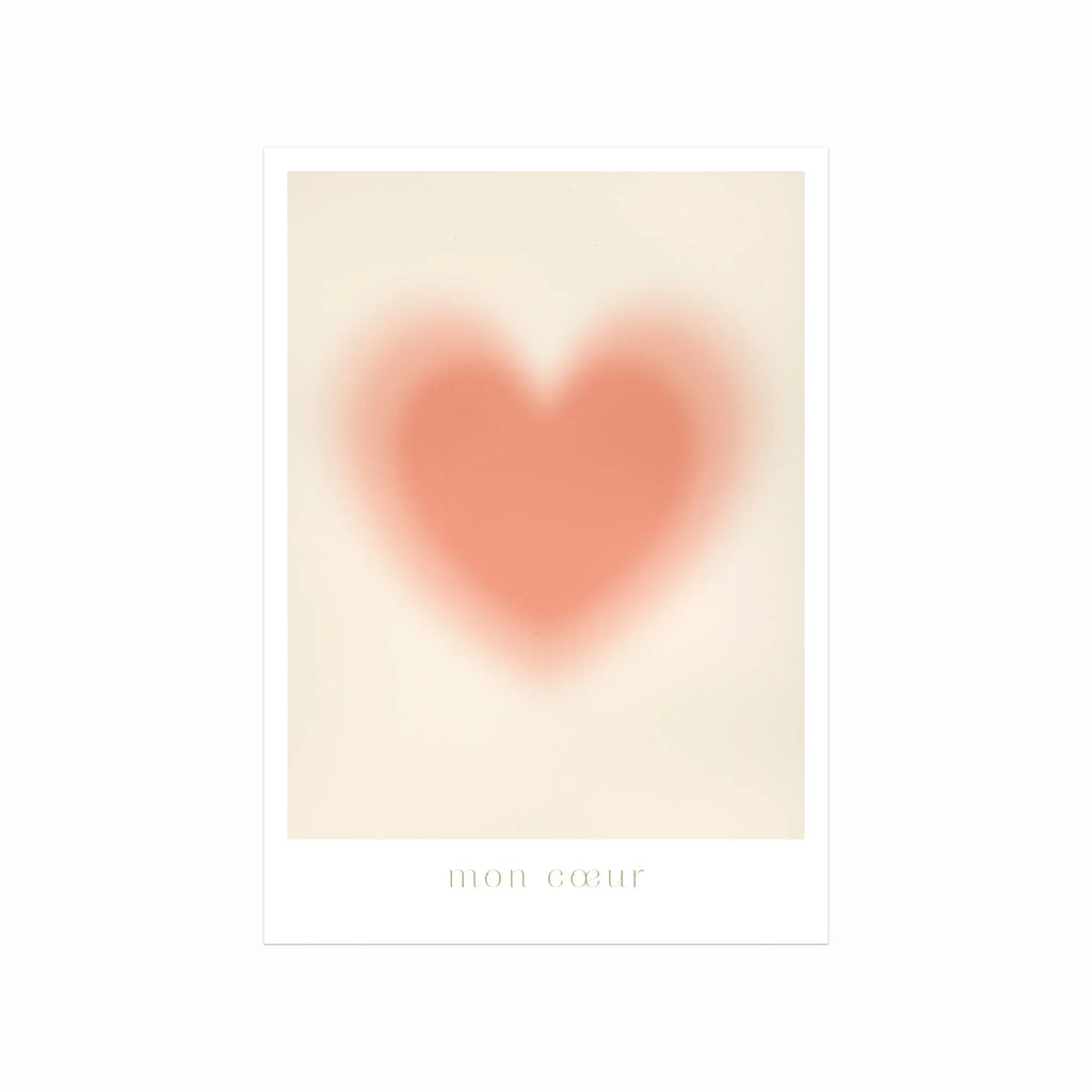 Mon Cœur art poster