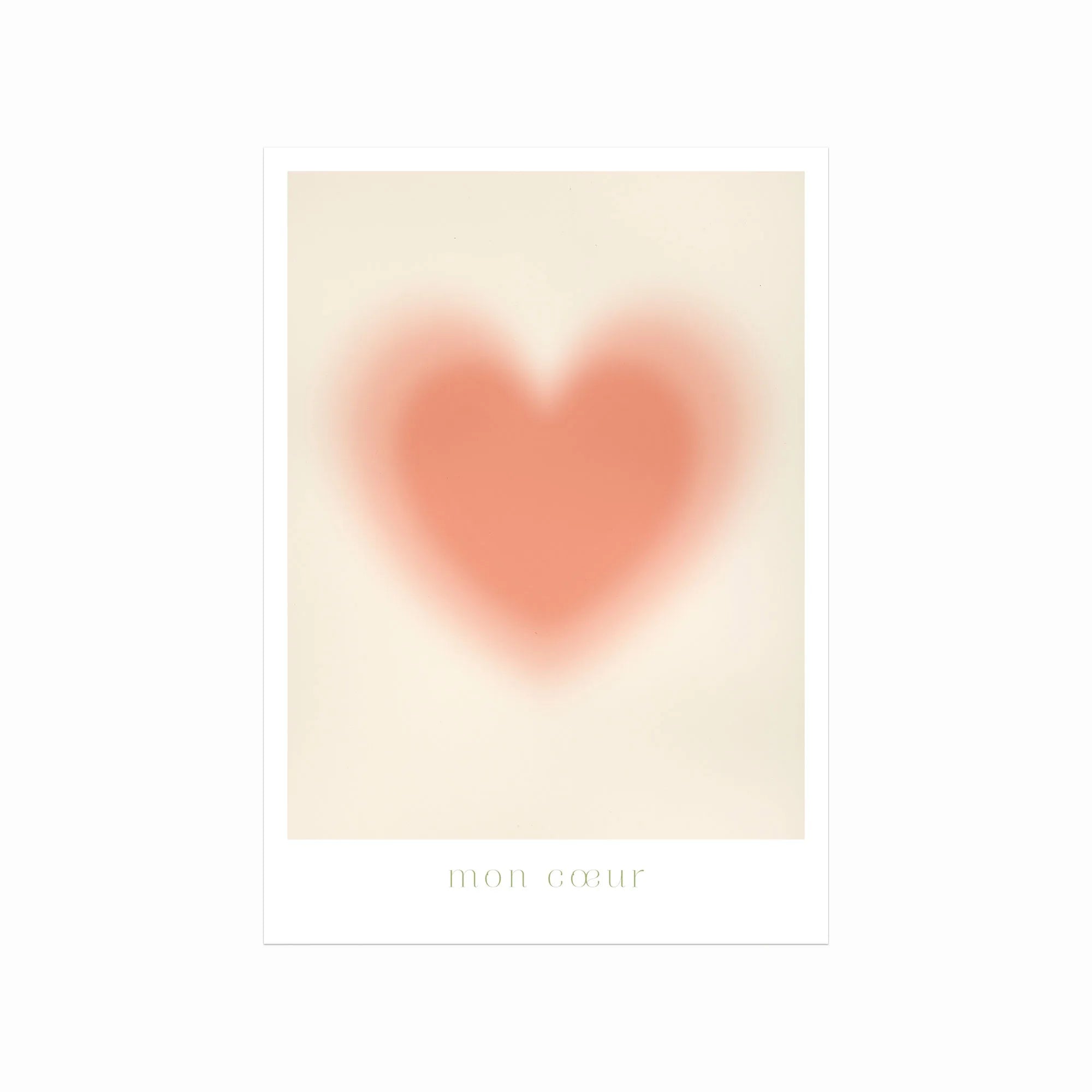 Mon Cœur art poster
