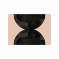 Merging shapes 01 art poster