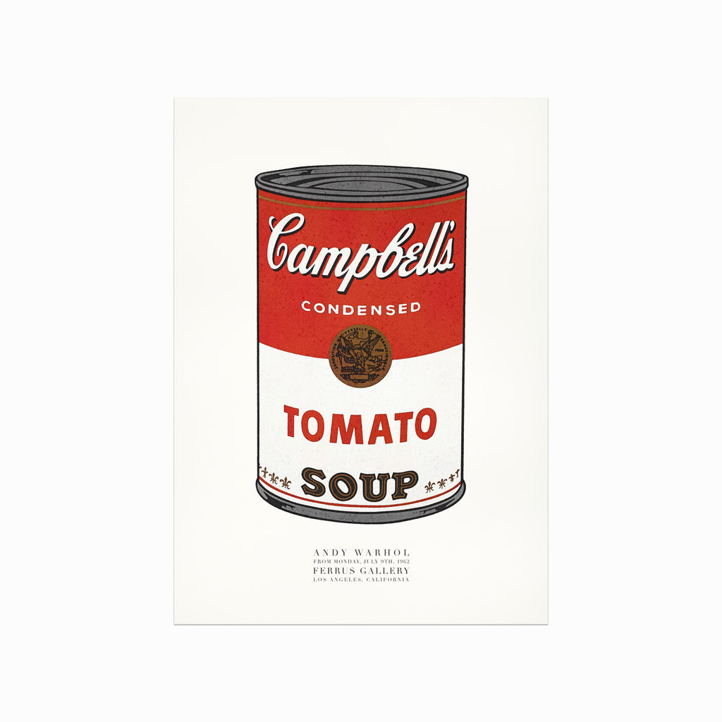 Andy Warhol – Campbell's Tomato Soup art poster