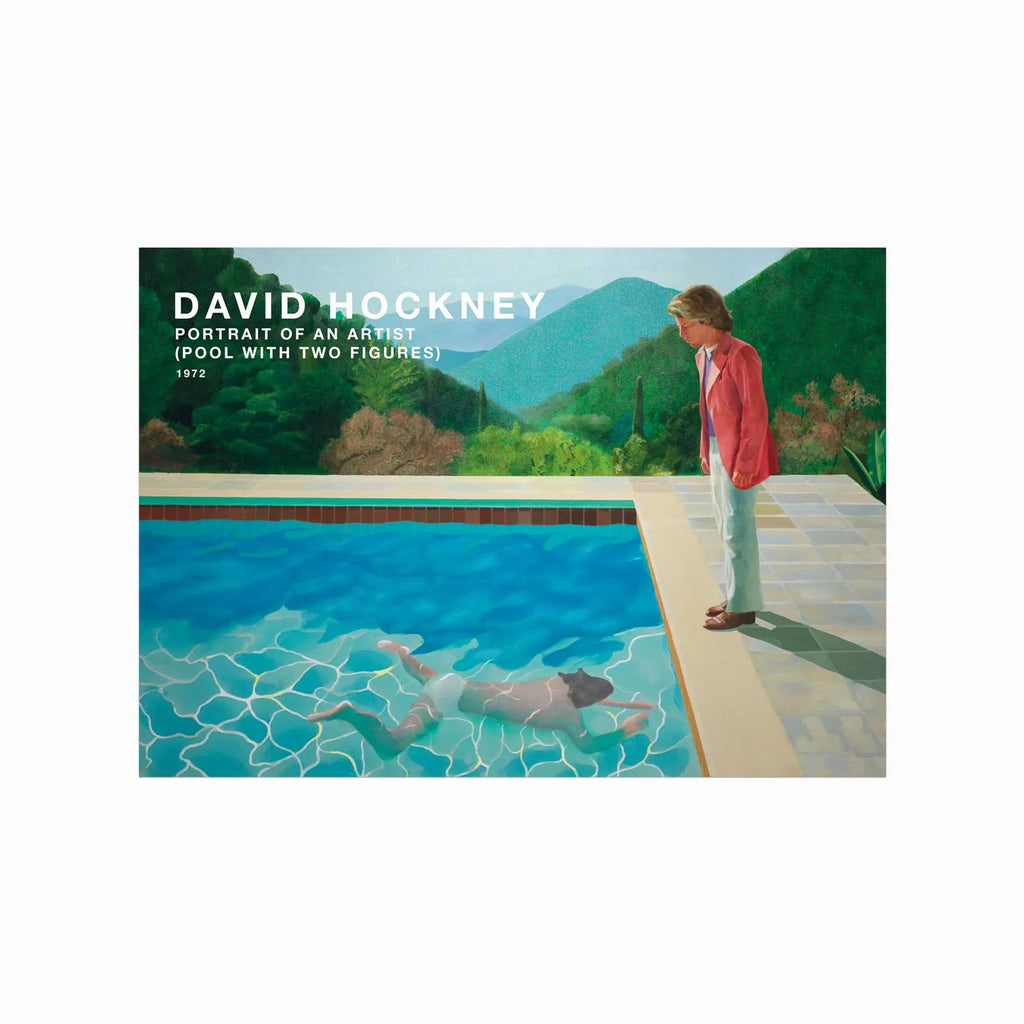 David Hockney – Portrait of an artist (Pool with two figures) art poster