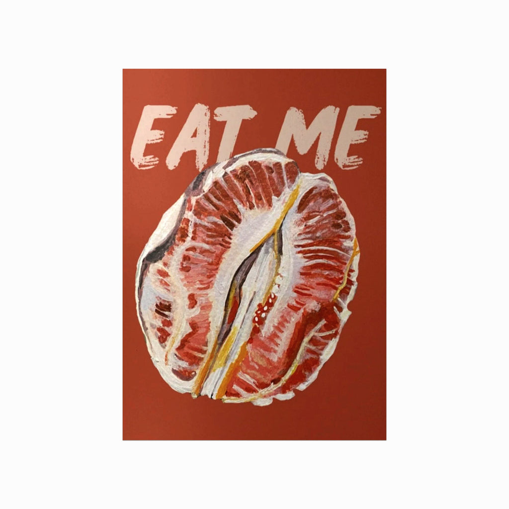 Eat me art poster