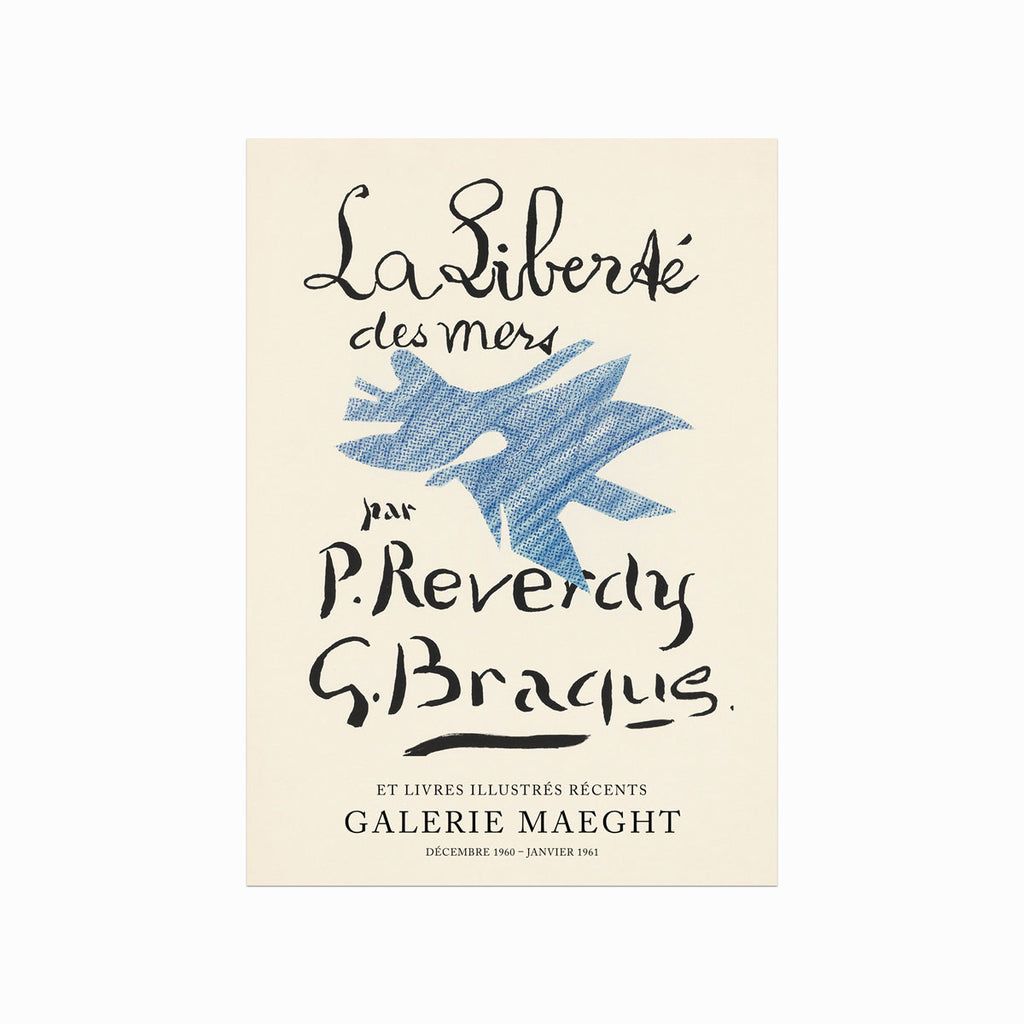 Galerie Maeght – La liberté des mers art poster