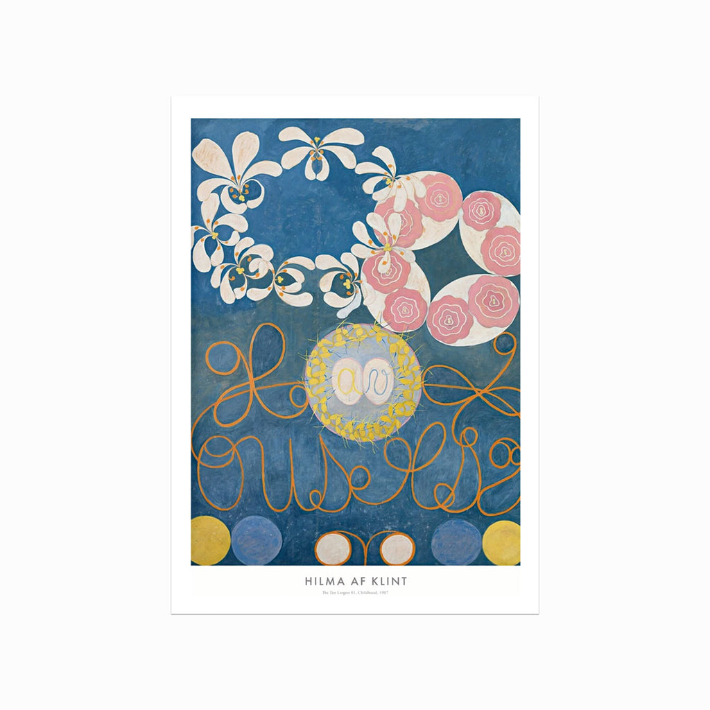 Hilma af Klint – The Ten Largest 01 - Childhood art poster