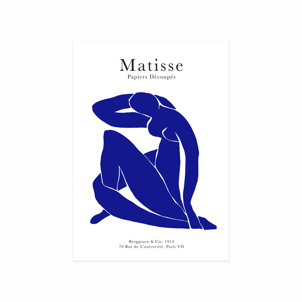 Henri Matisse – Femme Bleu art poster