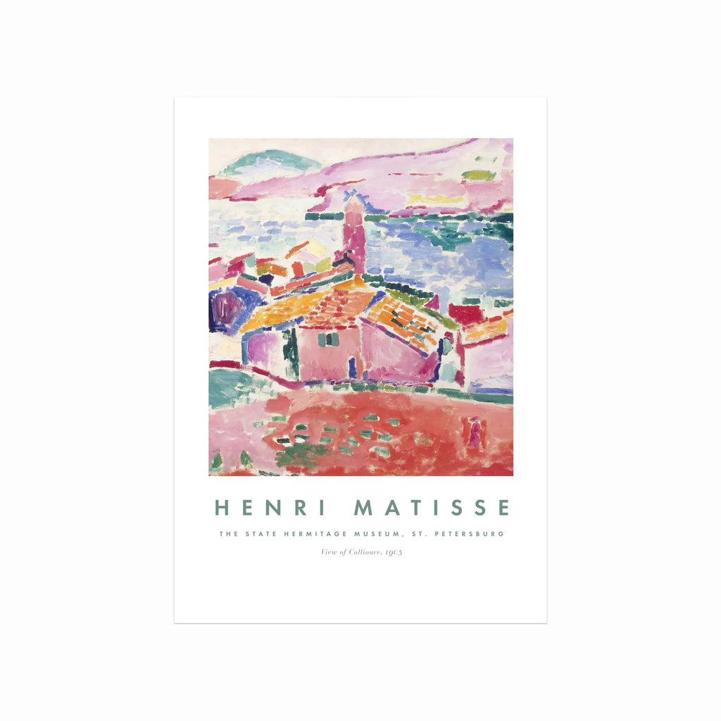 Henri Matisse – View of Collioure art poster
