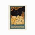 Vintage – Je suis une brave poule art poster