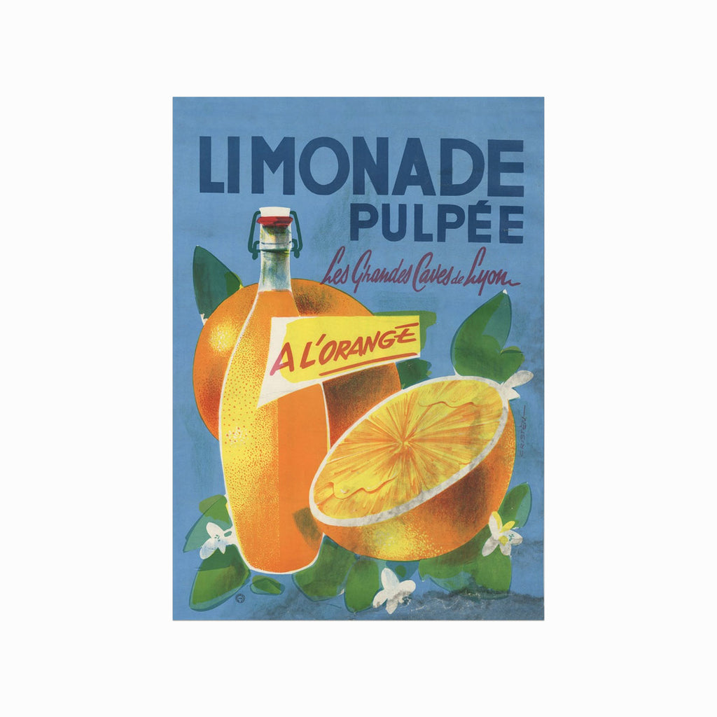 Vintage – Limonade Pulpée art poster