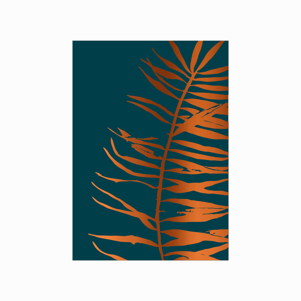 Metallic Botanical 01 art poster