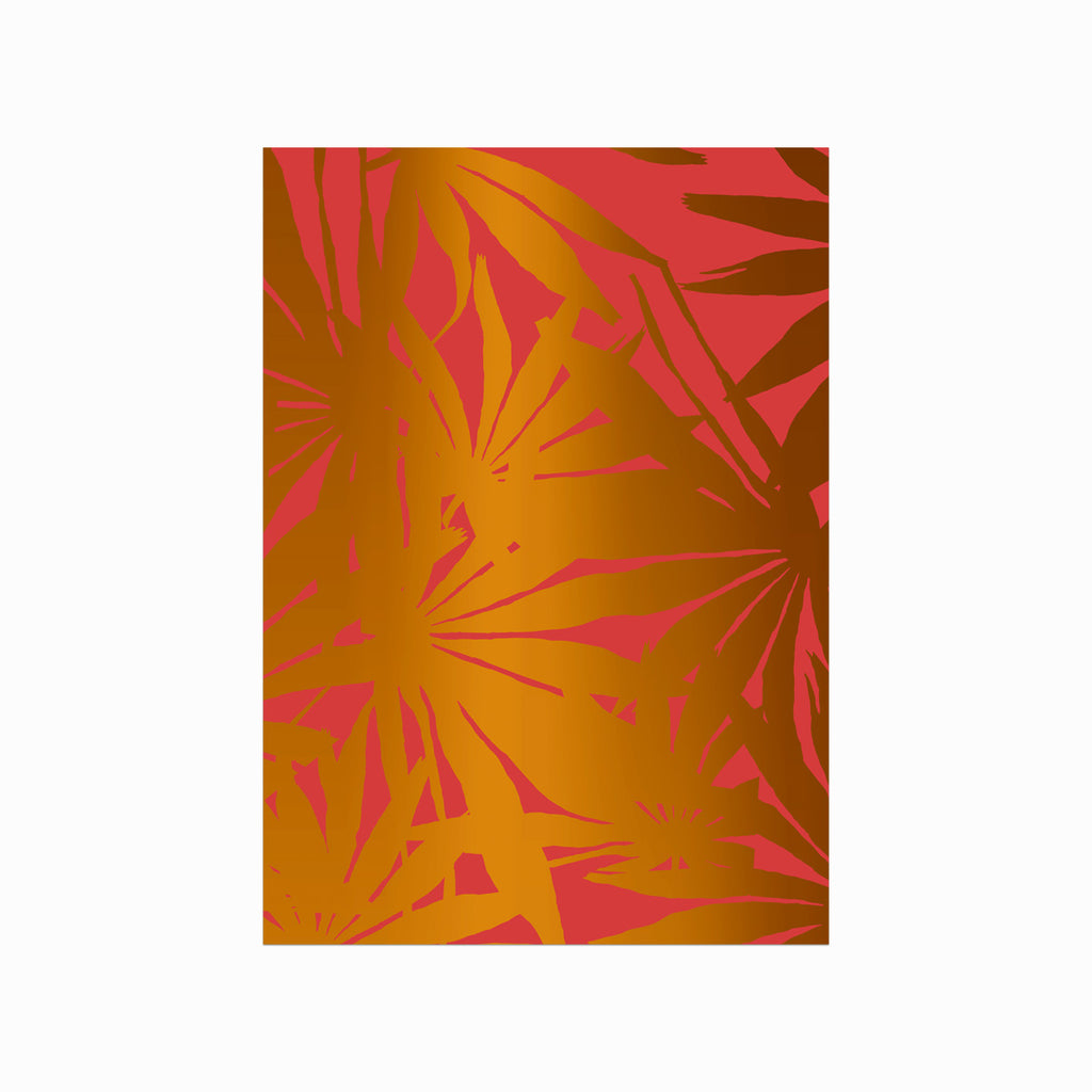 Metallic Botanical 02 art poster