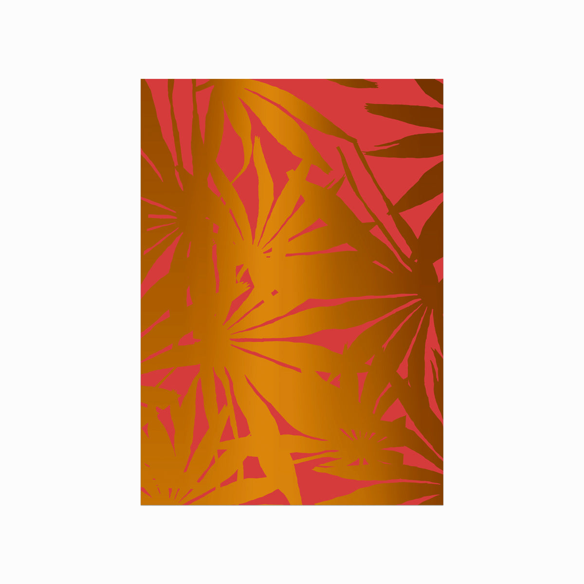 Metallic Botanical 02 art poster