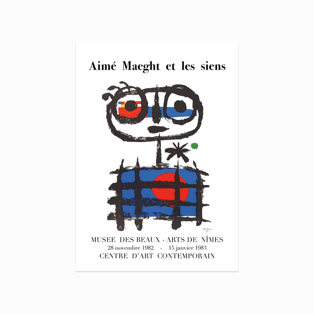 Joan Miró – Aime Maeght et les Siens art poster