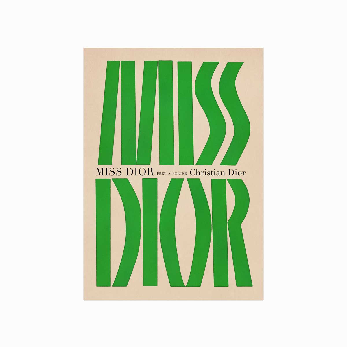 Fashion – Miss Dior 01 art poster