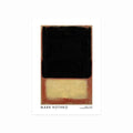 Mark Rothko (Dark, beige, orange) art poster