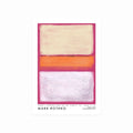 Mark Rothko – White, Orange, Pink art poster