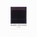 Mark Rothko (Rust, purple, blue) art poster