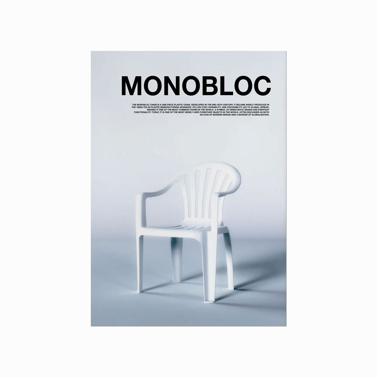 Monobloc Chair art poster