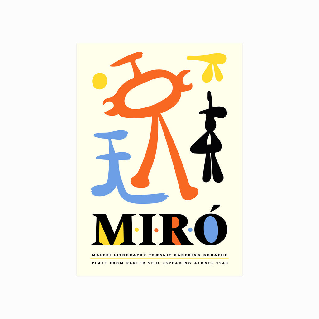 Joan Miró – Parler Seul 03 art poster