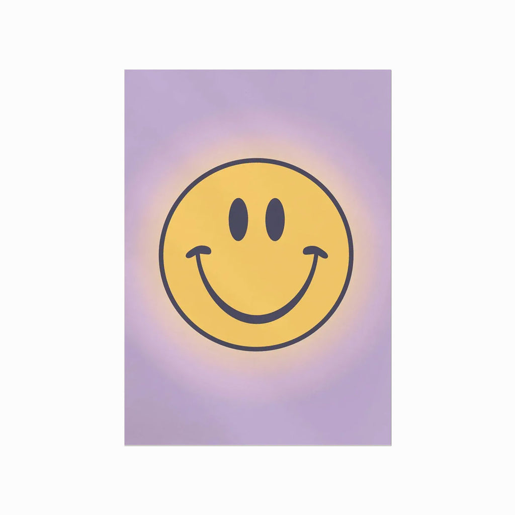 Smiley art poster