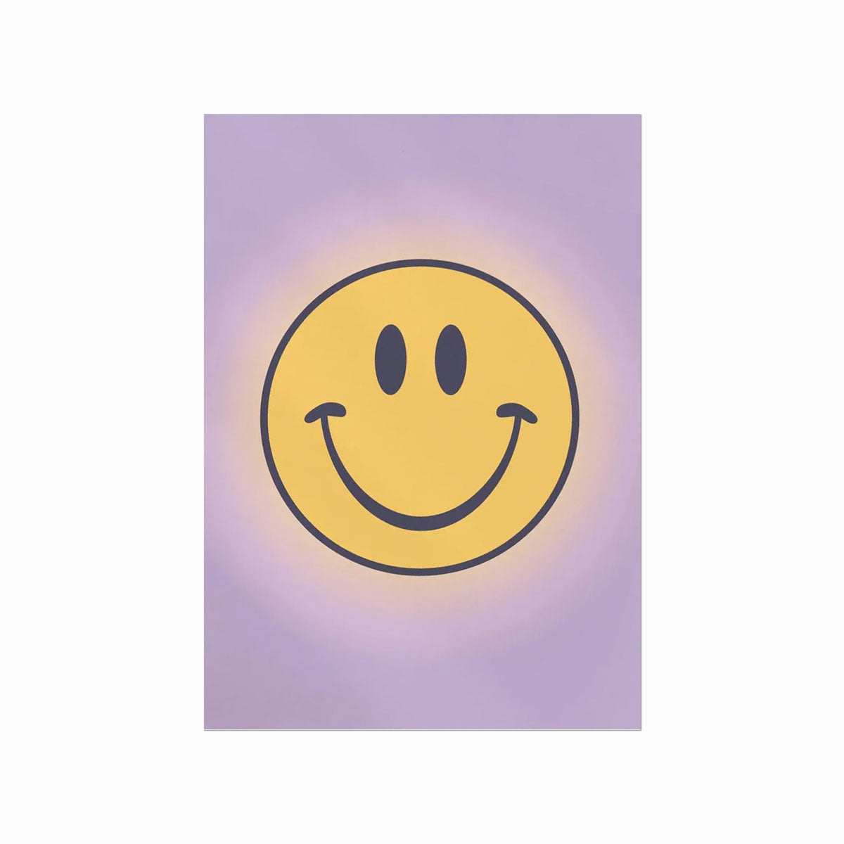 Smiley art poster