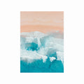 Sunny day at the beach art poster