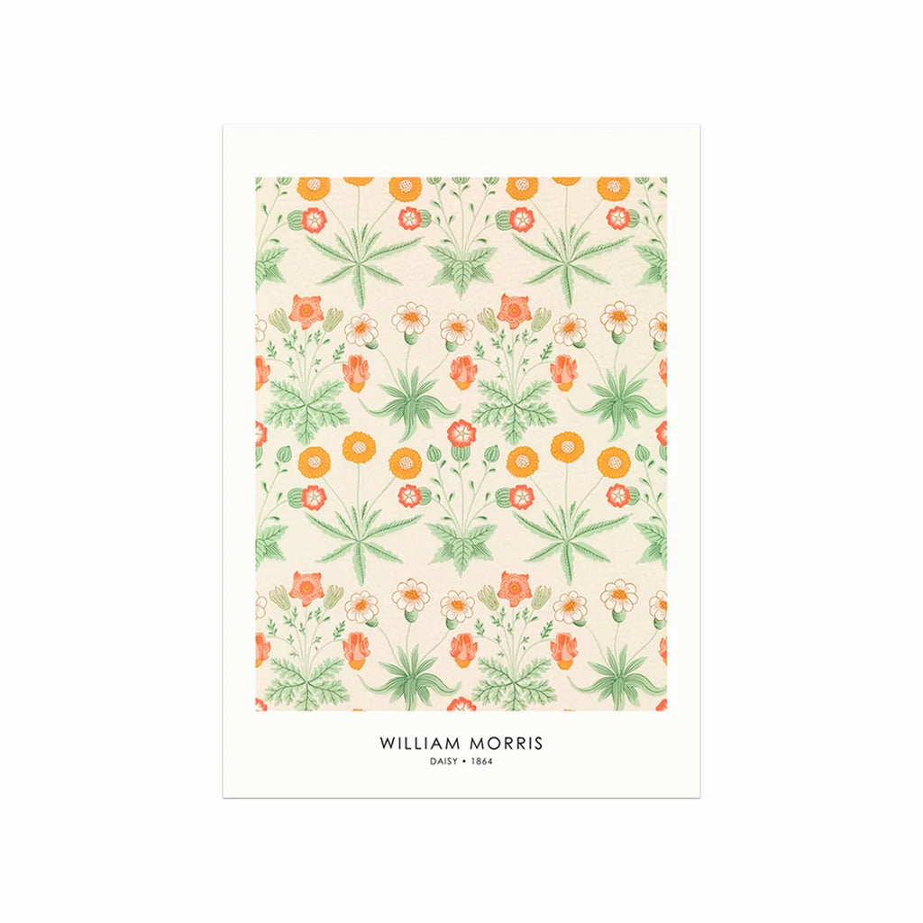 William Morris – Daisy art poster