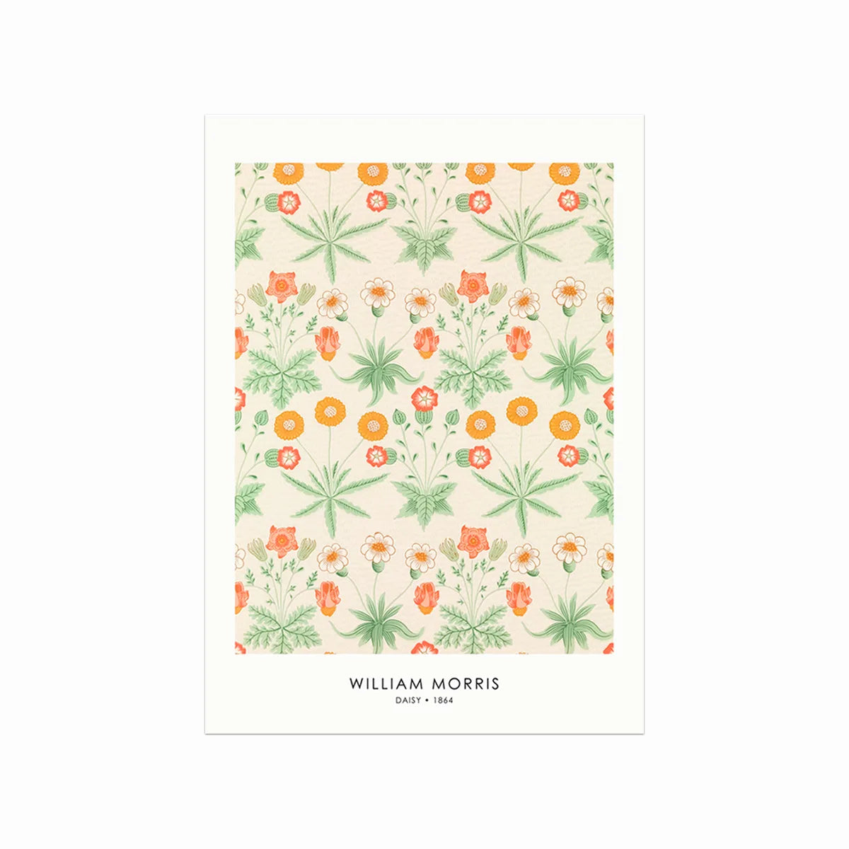 William Morris – Daisy art poster