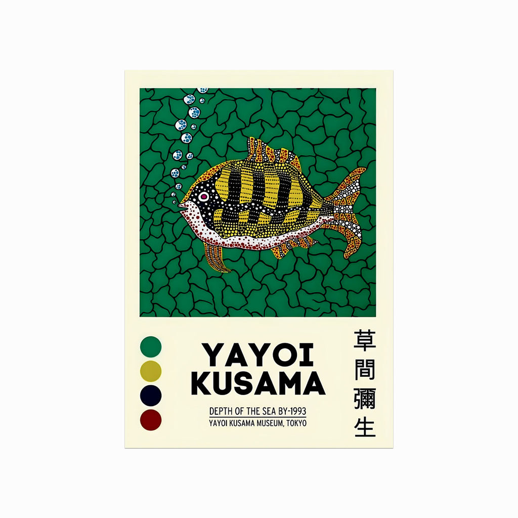 Yayoi Kusama – Depth Of The Sea art poster