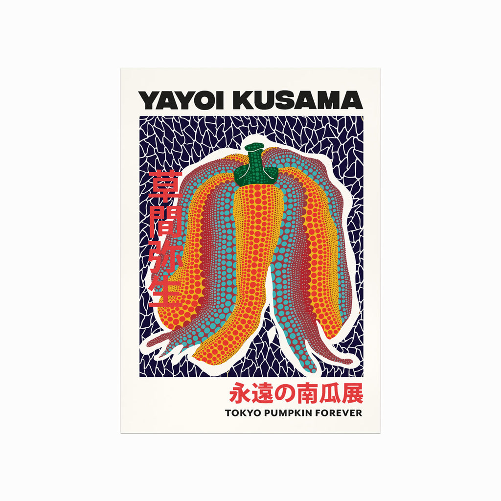 Yayoi Kusama – Tokyo Pumpkin Forever art poster