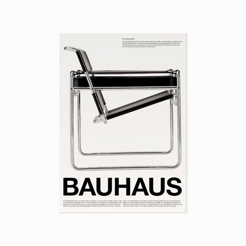 Bauhaus – The Chair (Clubsessel B 3) art poster
