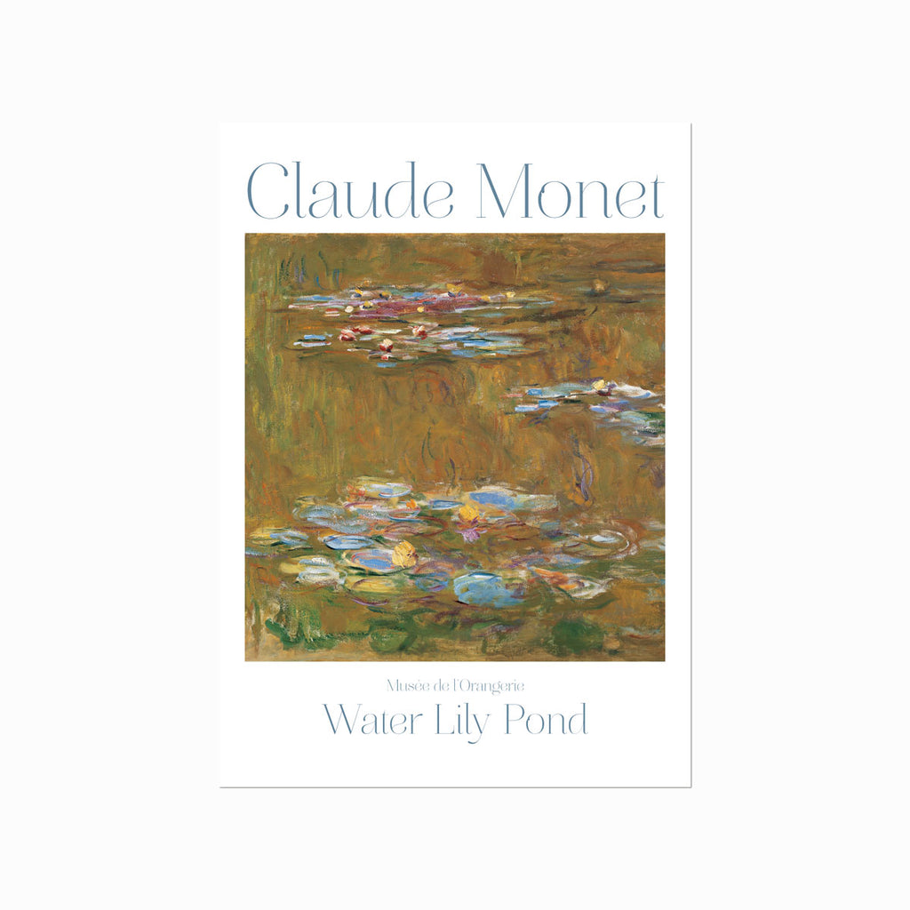 Claude Monet – Water Lily Pond art poster