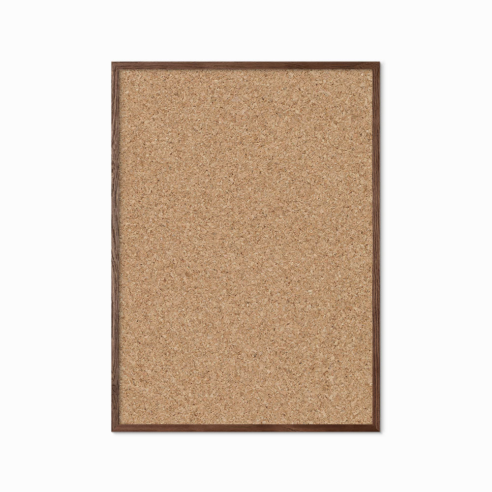 Cork Notice Board – Dark Oak Frame