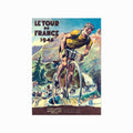Le Tour de France – 1948 art poster