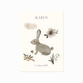 Name Poster – Rabbit