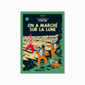 Tintin – On a marché sur la Lune (1954) art poster