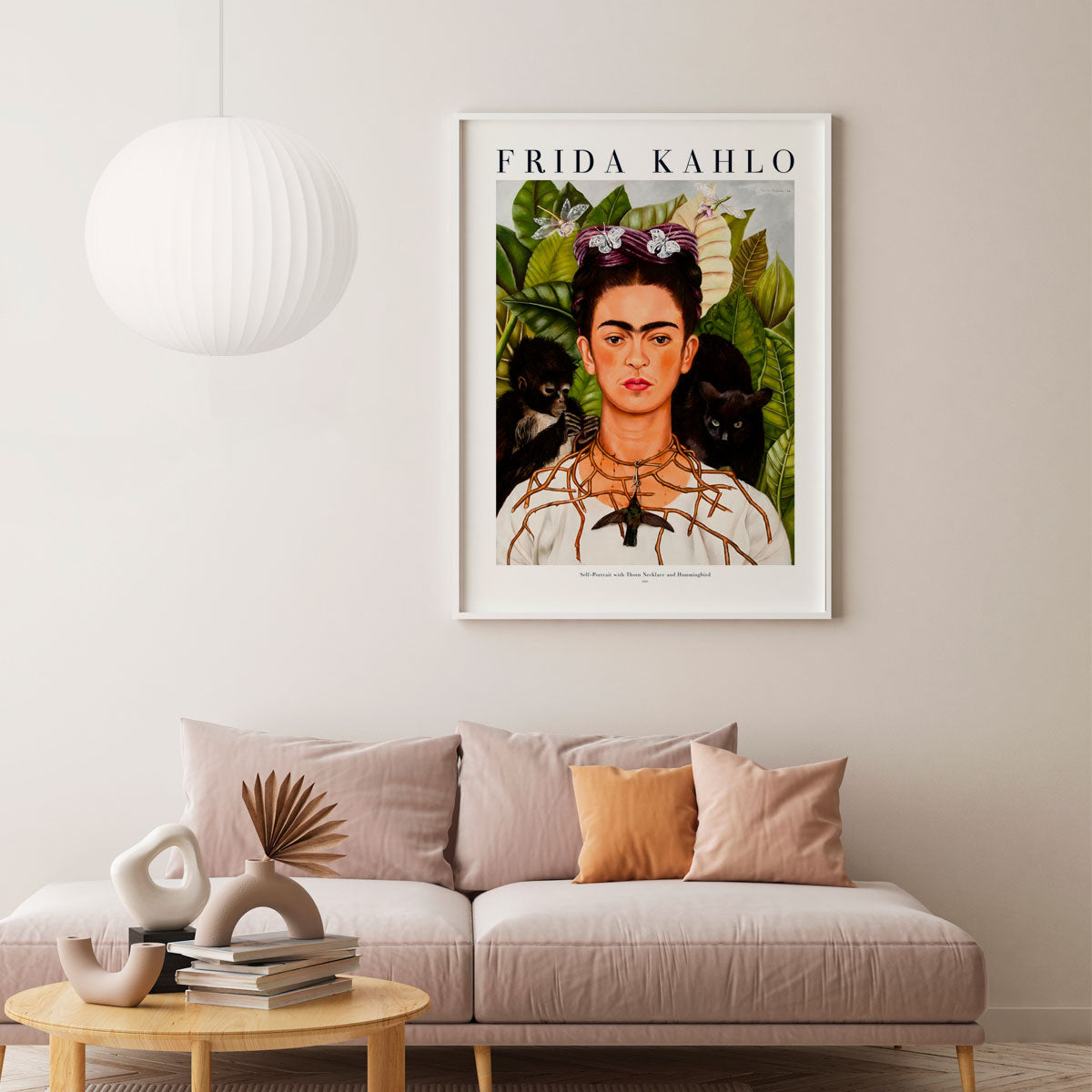 Frida Kahlo – Self Portrait with Thorn Necklace and Hummingbird