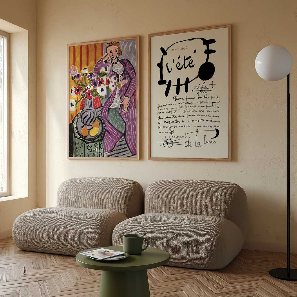 Henri Matisse – Robe violette et Anémones