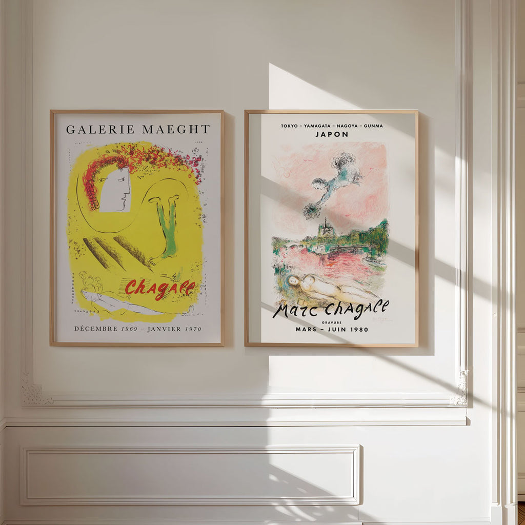 Marc Chagall – Exhibition Poster (Yellow)