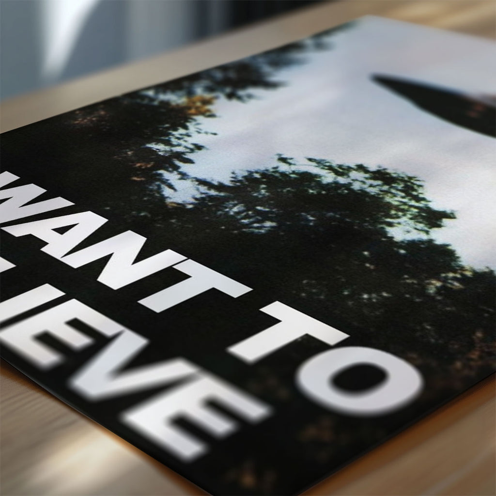 I Want to Believe – shown in a room setting