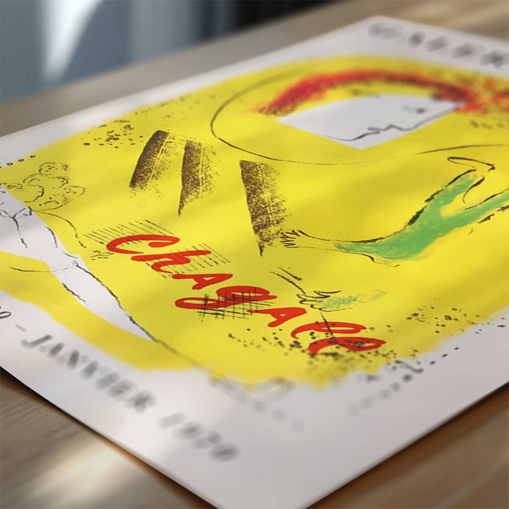Marc Chagall – Exhibition Poster (Yellow)