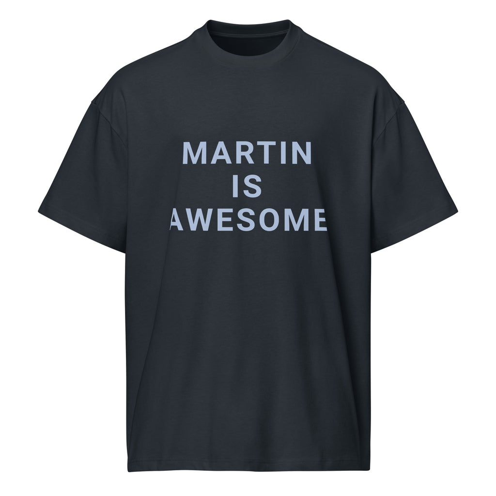 Is awesome (Navy Blue) art poster