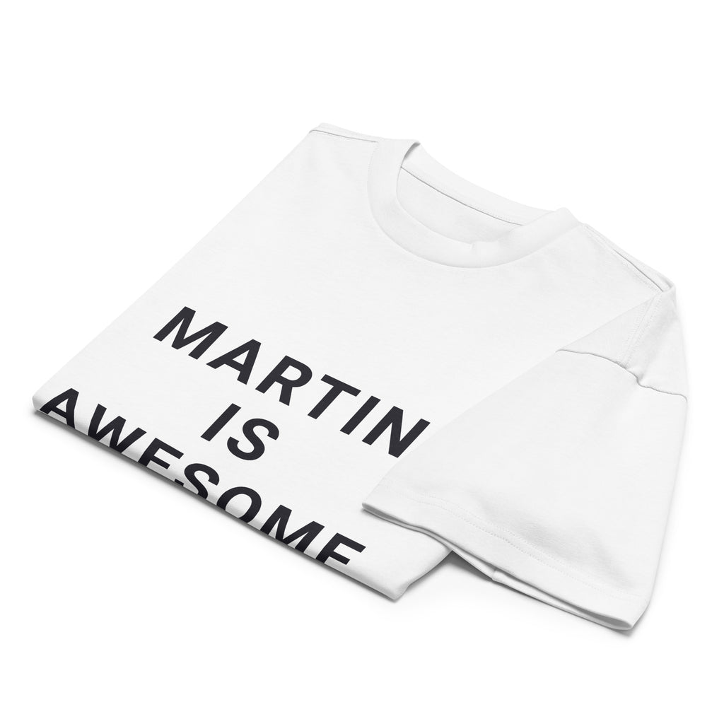 Is awesome (White) art poster