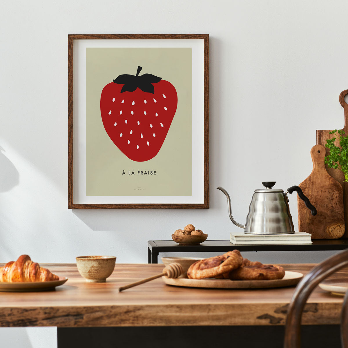 À la fraise