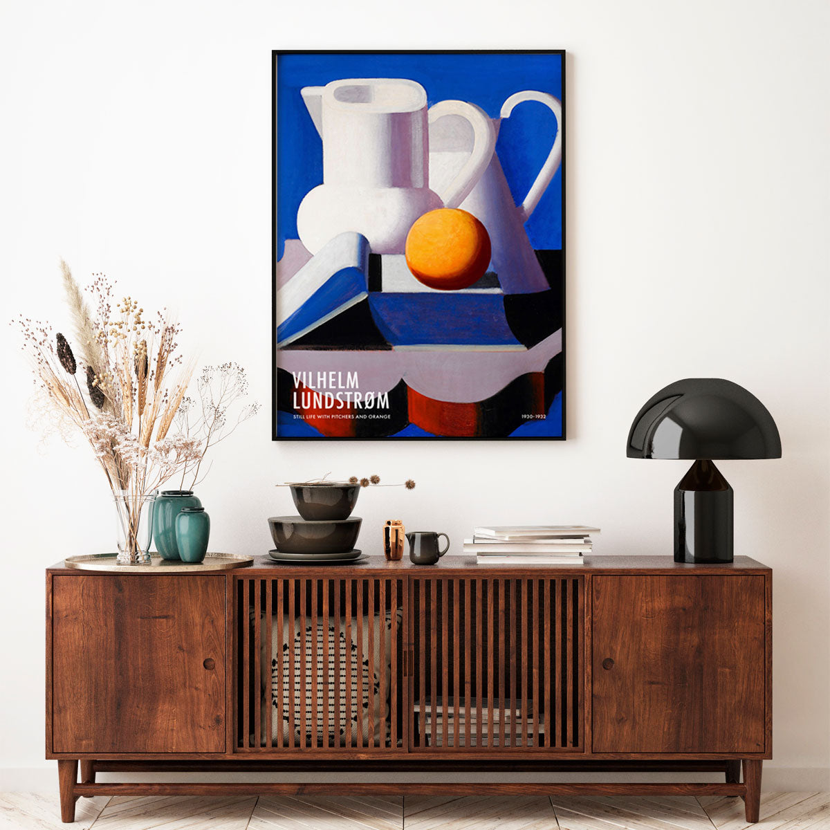 Vilhelm Lundstrøm – Still Life with pichers and Orange