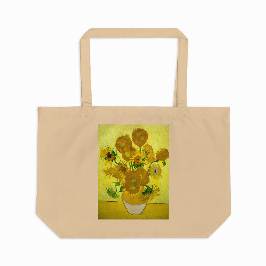 Organic Cotton Tote Bag – Vincent van Gogh (Sunflowers)
