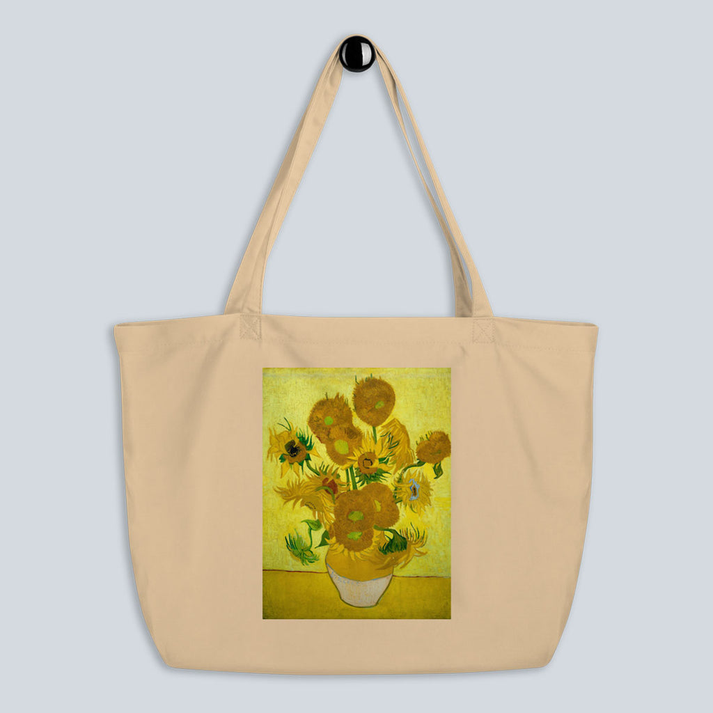 Organic Cotton Tote Bag – Vincent van Gogh (Sunflowers) – product photo