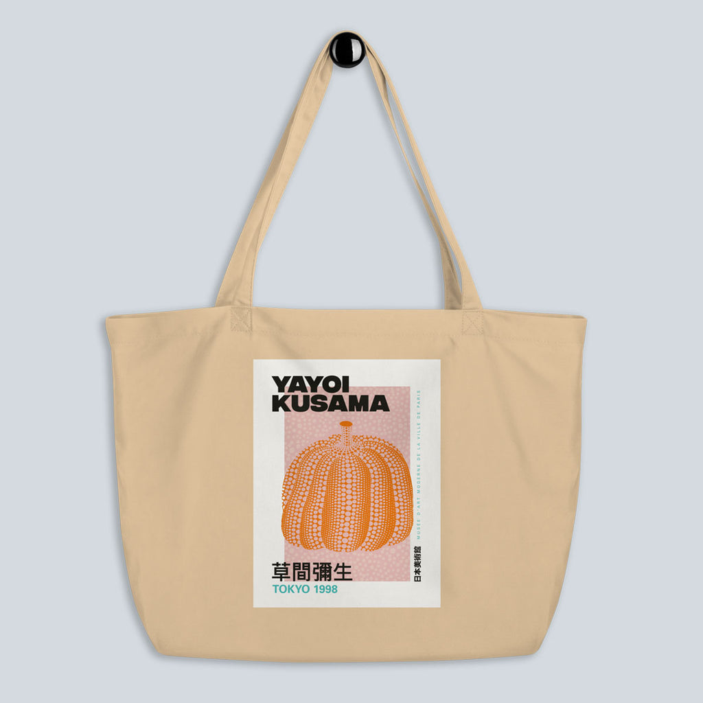 Organic Cotton Tote Bag – Yayoi Kusama (Pumpkin 01) – product photo